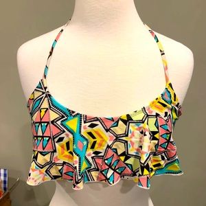 Multicolored Bikini Top